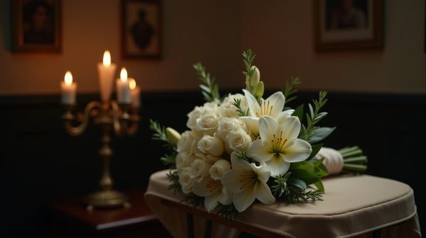 Honorez la mémoire de vos proches avec les compositions florales de Fleurs en Deuil.