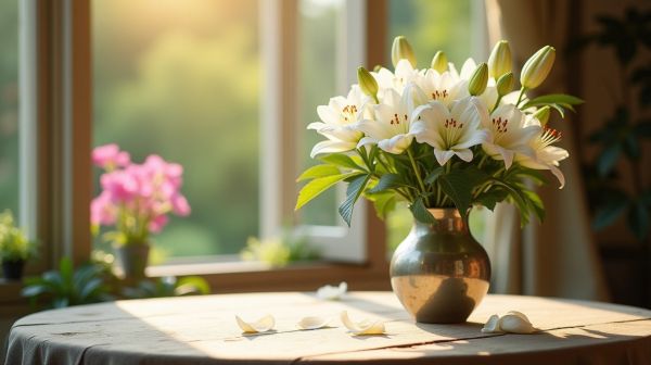 Honorez la mémoire de vos proches avec les compositions florales de Fleurs en Deuil.