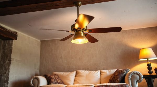 Les meilleurs ventilateurs plafond vintage pour un intérieur chic