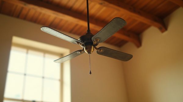 Un ventilateur plafond vintage pour allier style et confort