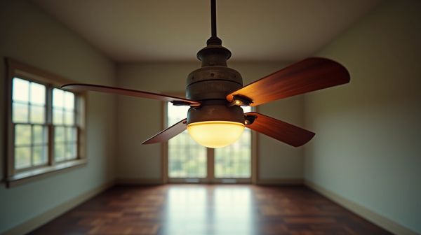 Un ventilateur plafond vintage pour allier style et confort